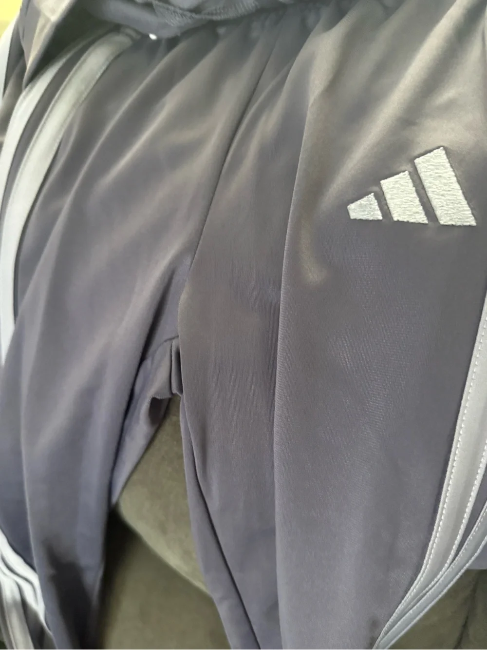 adidas Purple Youth Track Jacket and Pants Set